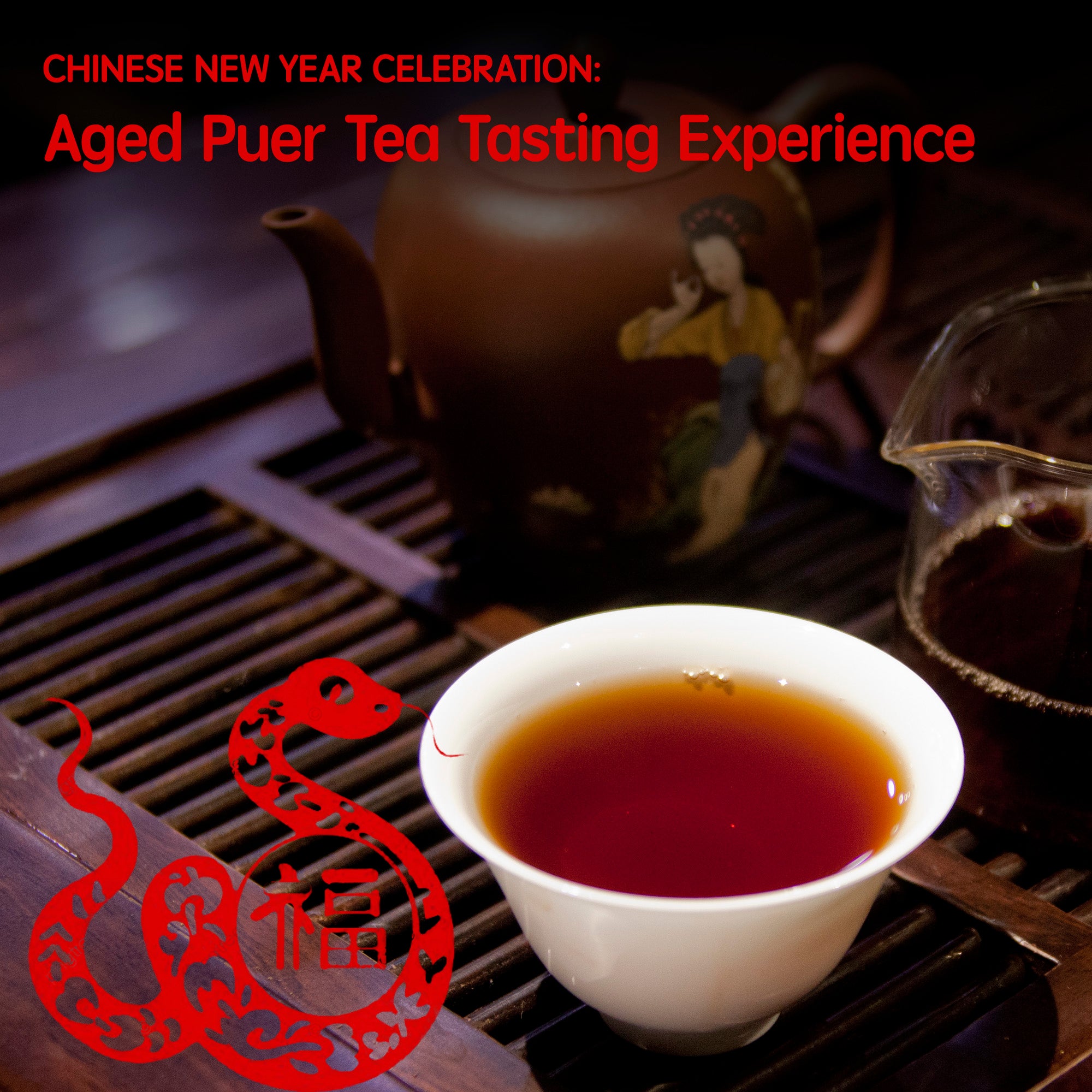 Aged Puer Tea Tasting for Celebrating Chinese New Year