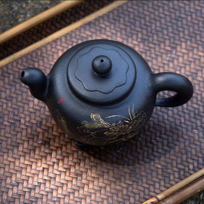 "Harmony" Black Clay Yixing Teapot 320ML