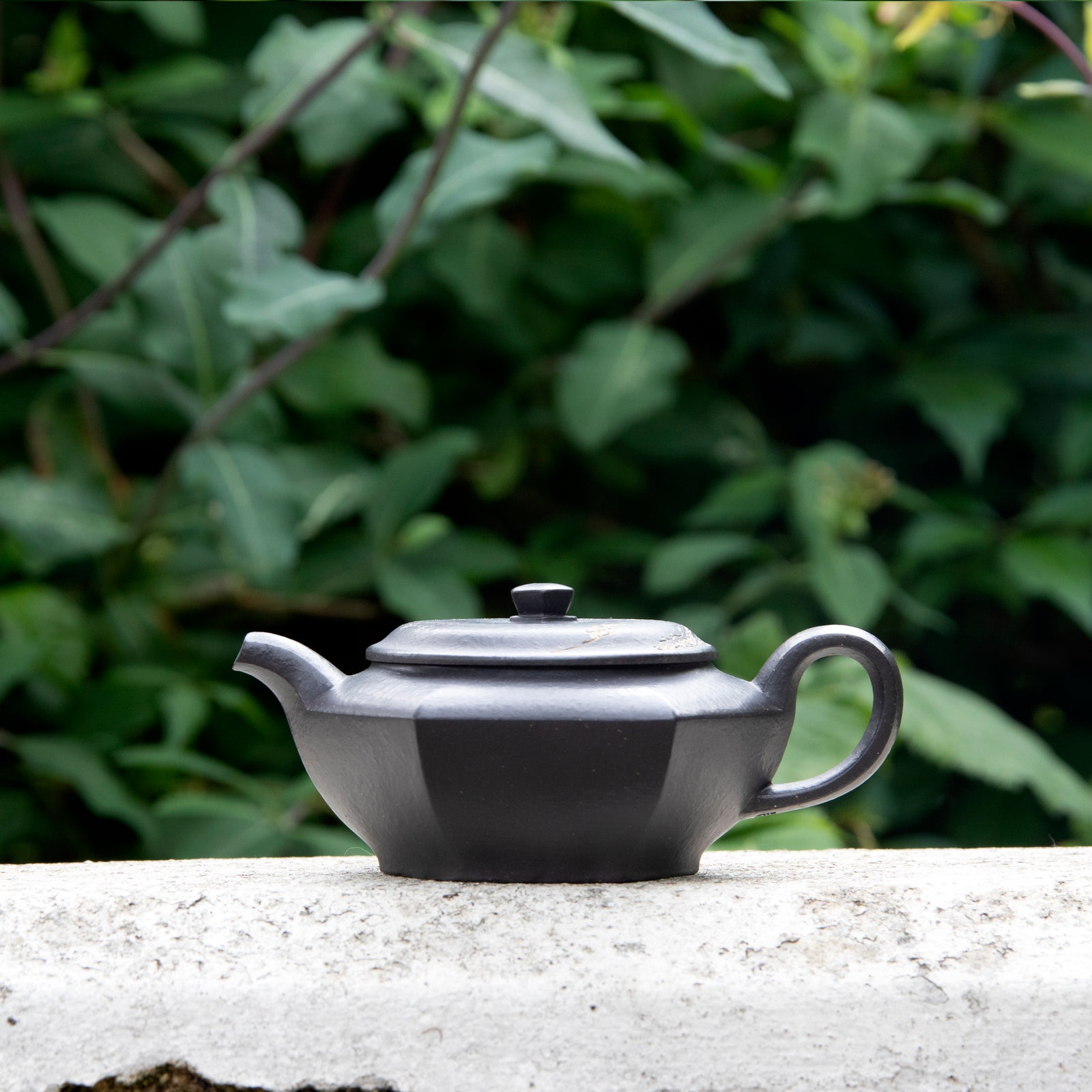 "Ban Ri Xian" Black Clay Yixing Teapot