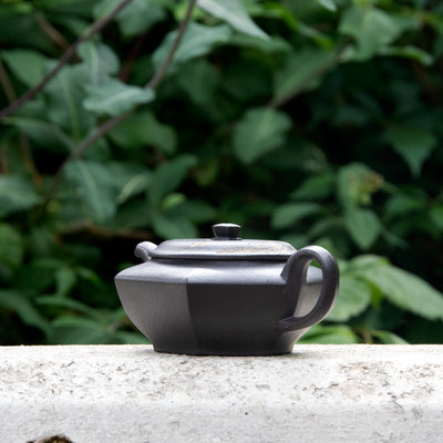 "Ban Ri Xian" Black Clay Yixing Teapot