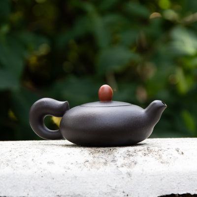 "Squirrel" Black Clay Yixing Teapot 120ml