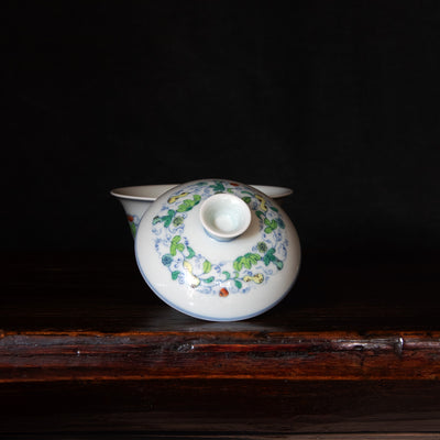 Doucai Porcelain HuLu Gaiwan Set