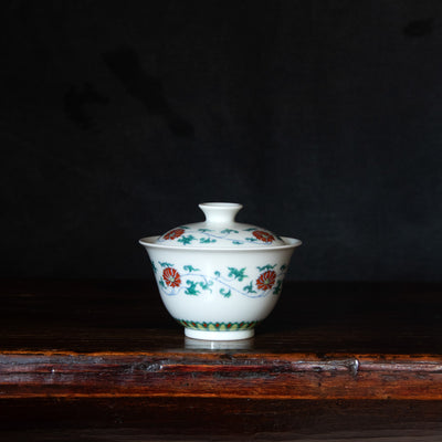 Doucai Porcelain Gaiwan Set