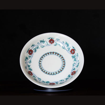 Doucai Porcelain Gaiwan Set
