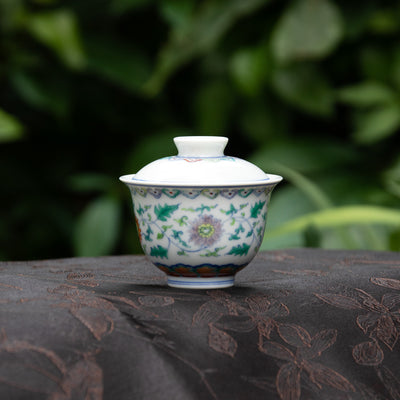 Doucai Porcelain Gaiwan