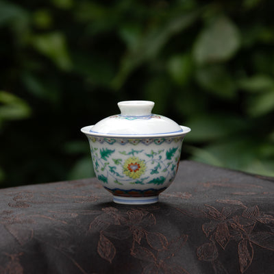 Doucai Porcelain Gaiwan