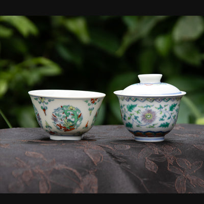 Doucai Porcelain Large Cup