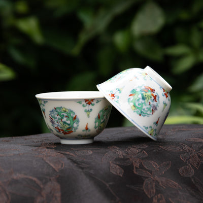 Doucai Porcelain Large Cup