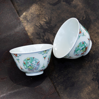Doucai Porcelain Large Cup
