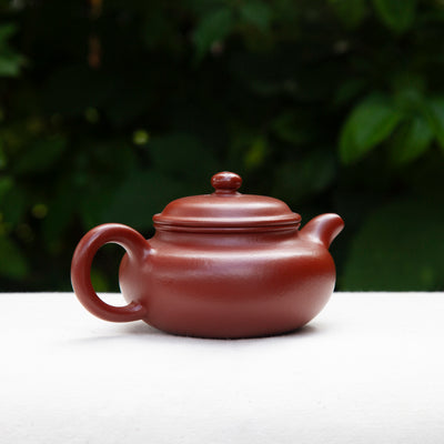 Fang Gu Shape Zhu Ni clay Yixing Teapot