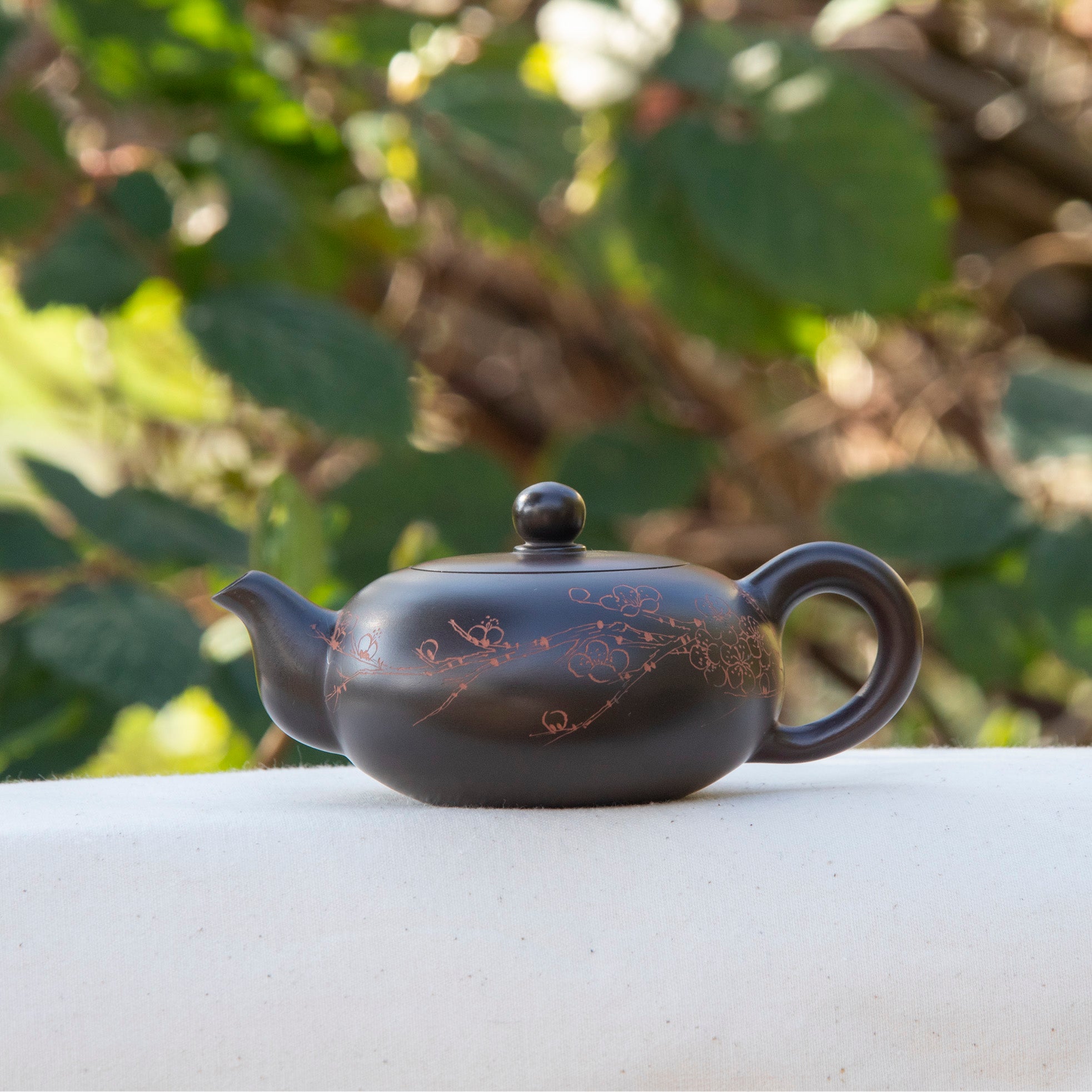 Wood-fired "Plum Blossom" Chaozhou Teapot 140ml