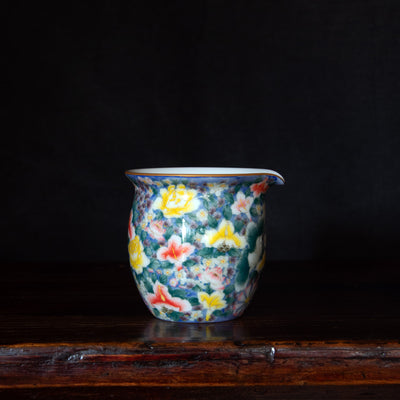 Jingdezhen Porcelain Gaiwan Flower Set