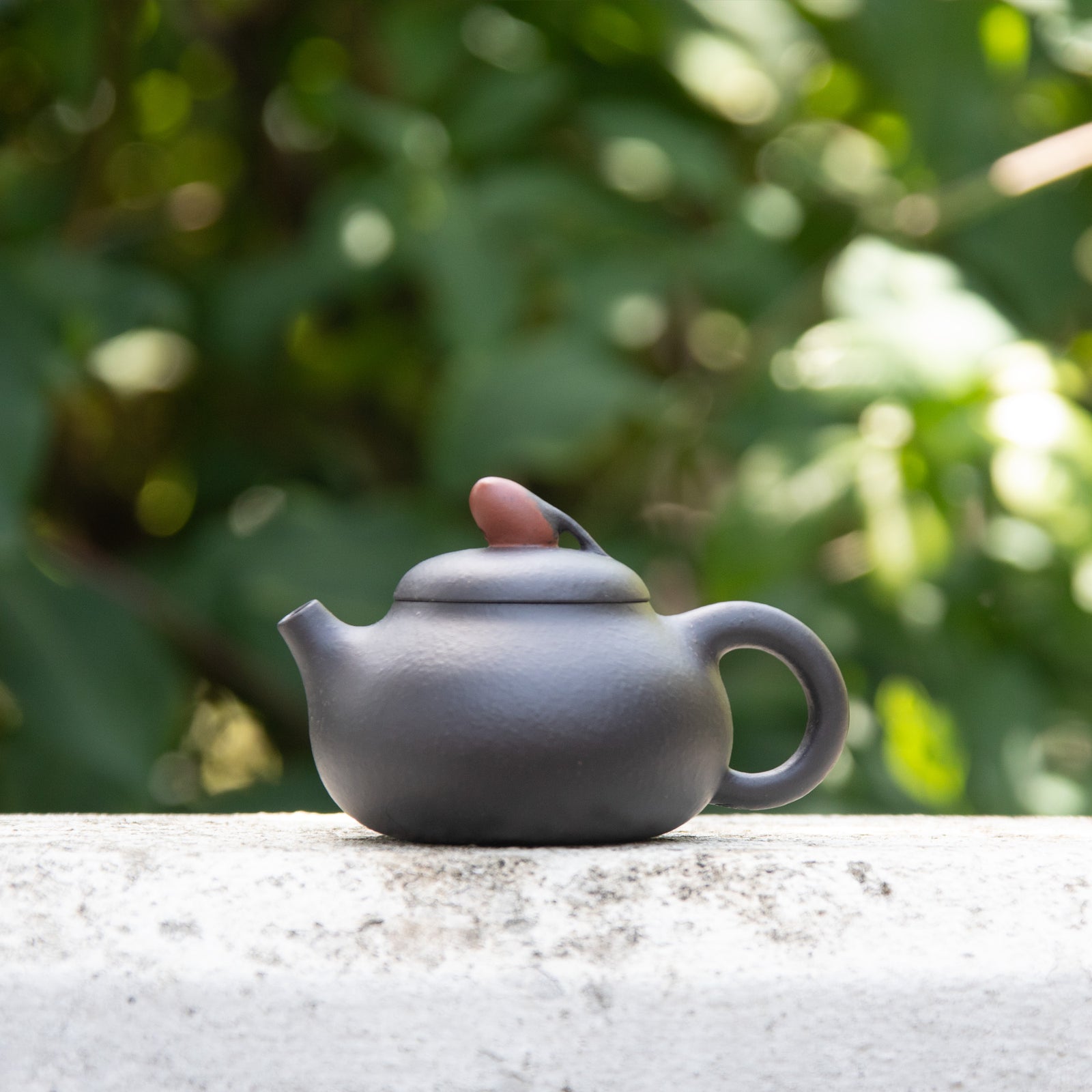 Red Bean Black Clay Yixing Teapot 120ml