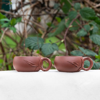 "Peach Pot" Yixing Teapot and Cups 300ML