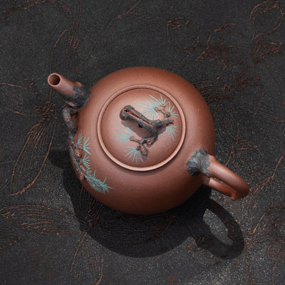 "Green Pine Tree" Style Yixing Teapots