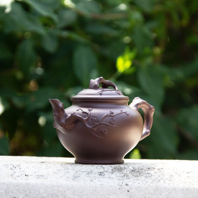 "Plum Blossom" Zi Ni Yixing Teapot 340ML