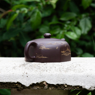 "Blessings Arrive from All Directions" Zi Ni Clay Yixing Teapot 300ML