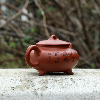 "San Zu Ding Lu" Zhu Ni Yixing Tea Pot