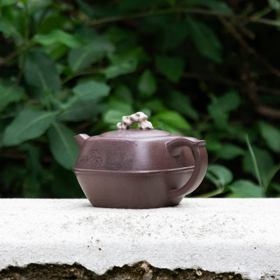 "Chinese Garden Inspired" Style Yixing Teapot