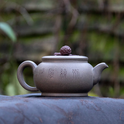 “Pine and Squirrel" Yixing Teapot by Zhou Shu Yuan