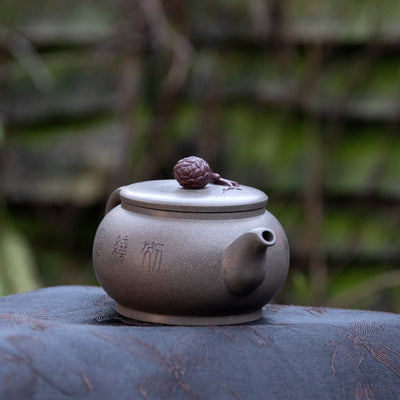 “Pine and Squirrel" Yixing Teapot by Zhou Shu Yuan