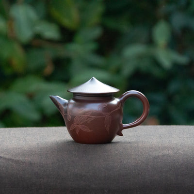 Wood-fired "Swordsman" Chaozhou Teapot 100ml