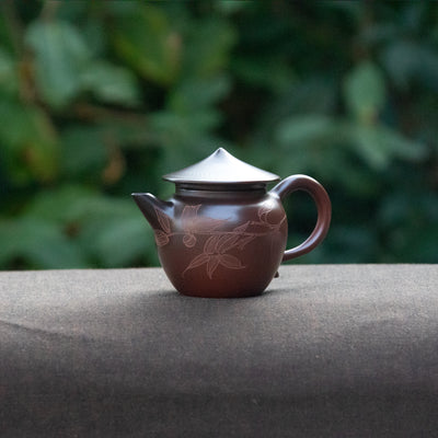 Wood-fired "Swordsman" Chaozhou Teapot 100ml