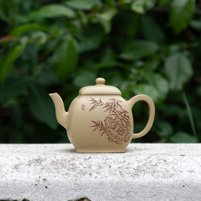 "Tall Square " Duan Ni Yixing Teapot 120ML