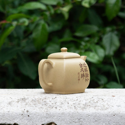 "Tall Square " Duan Ni Yixing Teapot 120ML