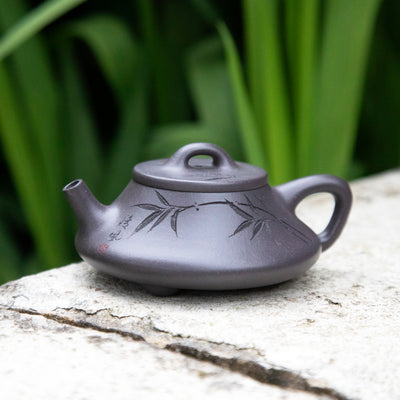 "Shi Xiao with Bamboo" Style Yixing Teapot