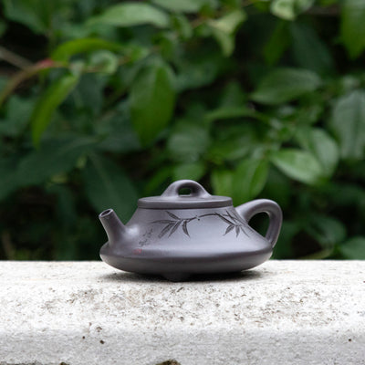 "Shi Xiao with Bamboo" Style Yixing Teapot