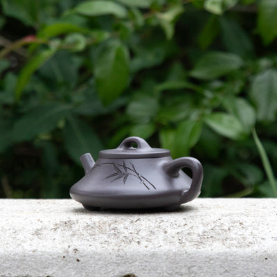 "Shi Xiao with Bamboo" Style Yixing Teapot