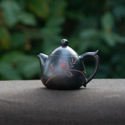 Wood-fired "Dragon Egg" Chaozhou Teapot 120ml
