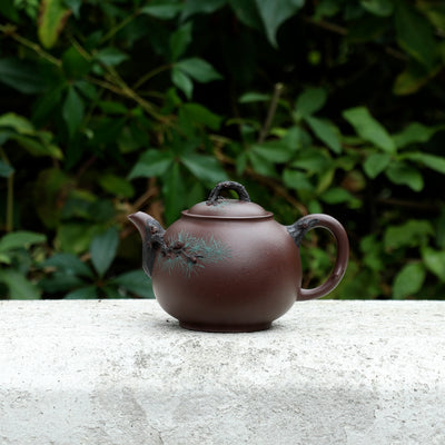 "Green Pine Tree" Style Yixing Teapots