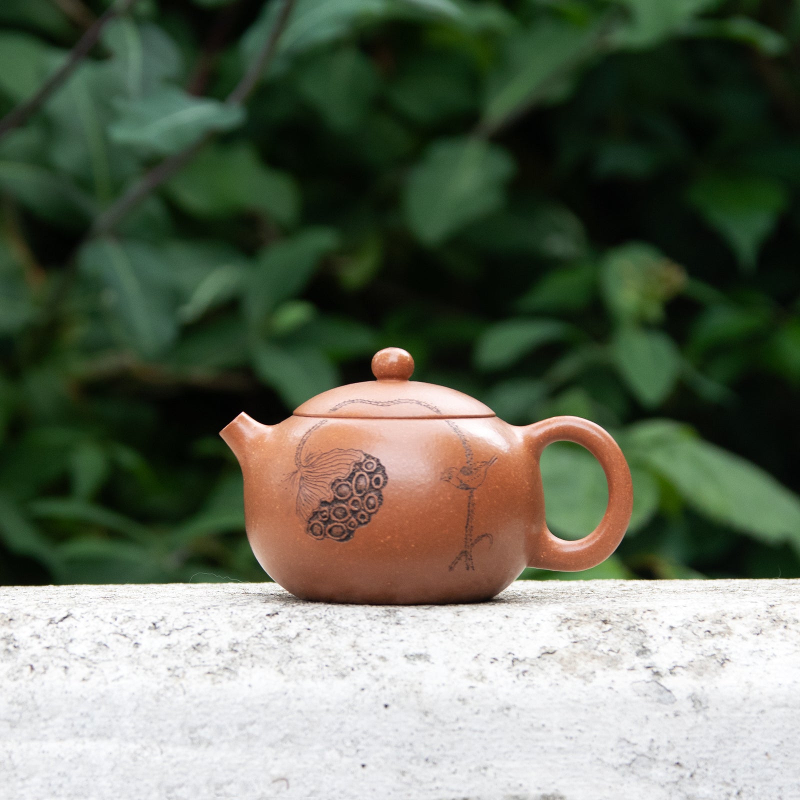 "Xi Shi with Lotus" Style Yi Xing Teapot