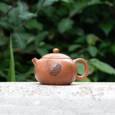 "Xi Shi with Lotus" Style Yi Xing Teapot
