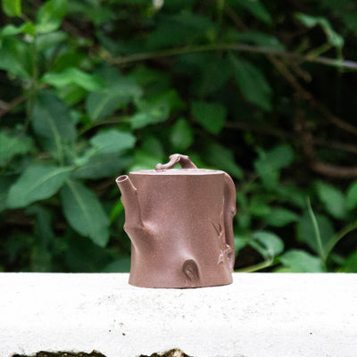 Peach Tree trunk-form Yixing Teapot