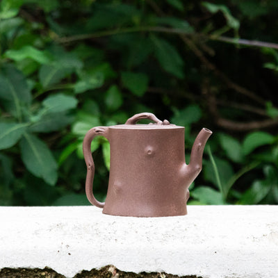 Peach Tree trunk-form Yixing Teapot