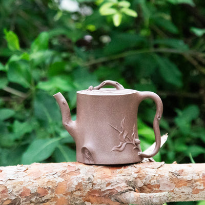 Peach Tree trunk-form Yixing Teapot