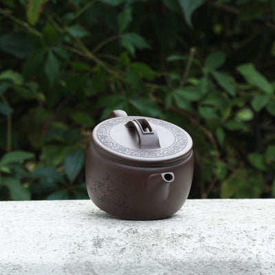 "Han Wa" Style Purple Clay Yixing Teapot 200ml