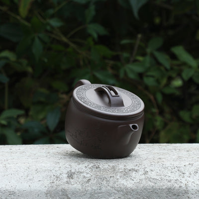 "Han Wa" Style Purple Clay Yixing Teapot 200ml