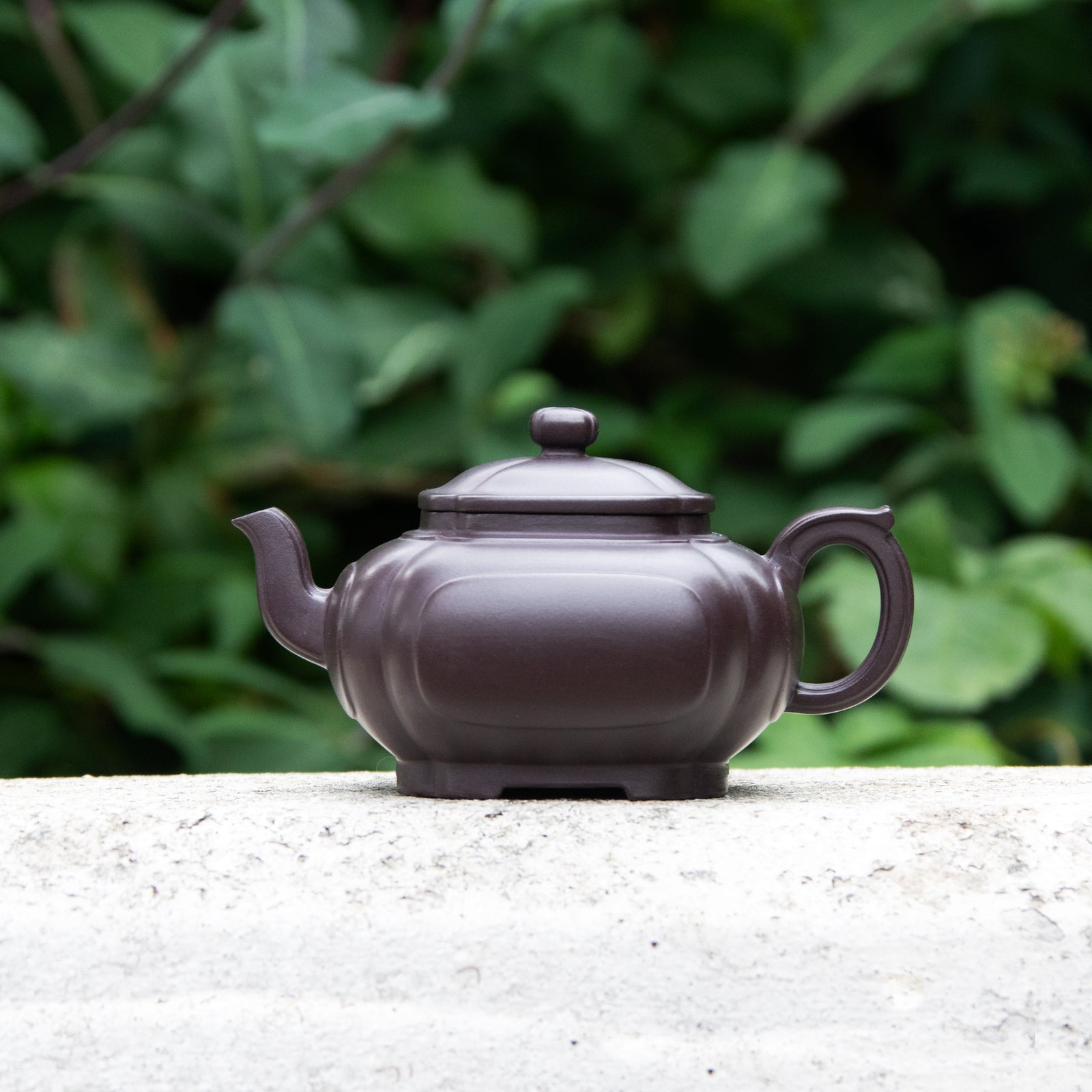 "Square" Purple Clay Yixing Teapot