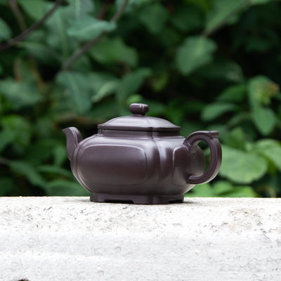 "Square" Purple Clay Yixing Teapot