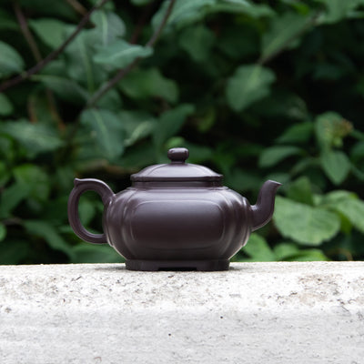 "Square" Purple Clay Yixing Teapot