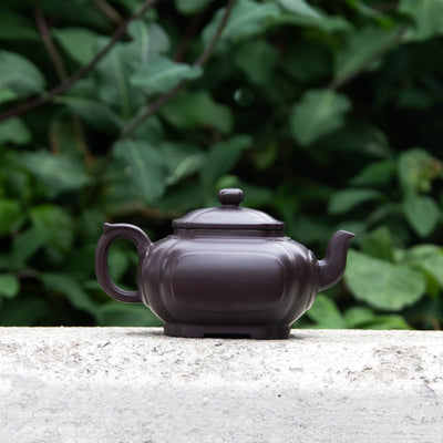 "Square" Purple Clay Yixing Teapot