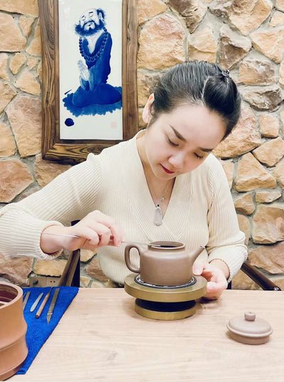 "Si Ting" Style Da Hong Pao Clay Yixing Teapot