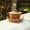 Brown Glazed Porcelain GongFu Tea Set