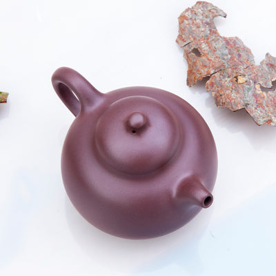 "Tripod Ding" Purple Clay Yixing Teapot