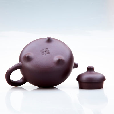 "Tripod Ding" Purple Clay Yixing Teapot