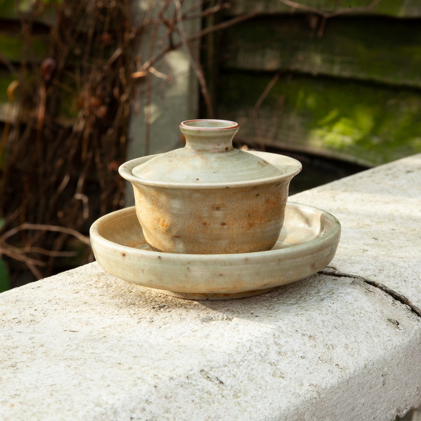 Green Glazed Porcelain Gaiwan